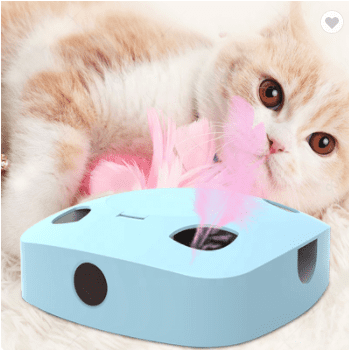 Electric Feather Cat Stick Toy