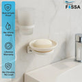 Ivory Soap Dish Unbreakable ABS Round Ceramic Finish (RM-121)