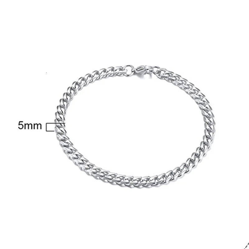 Chain Bangle Bracelet