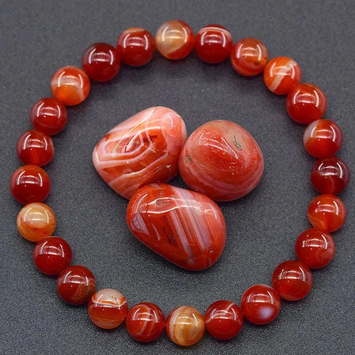 Natural Stone Healing Bead Bracelet for Balance