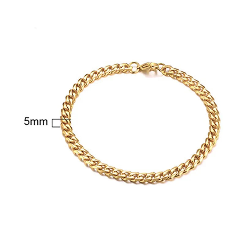 Chain Bangle Bracelet