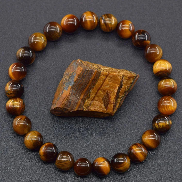 Natural Stone Healing Bead Bracelet for Balance