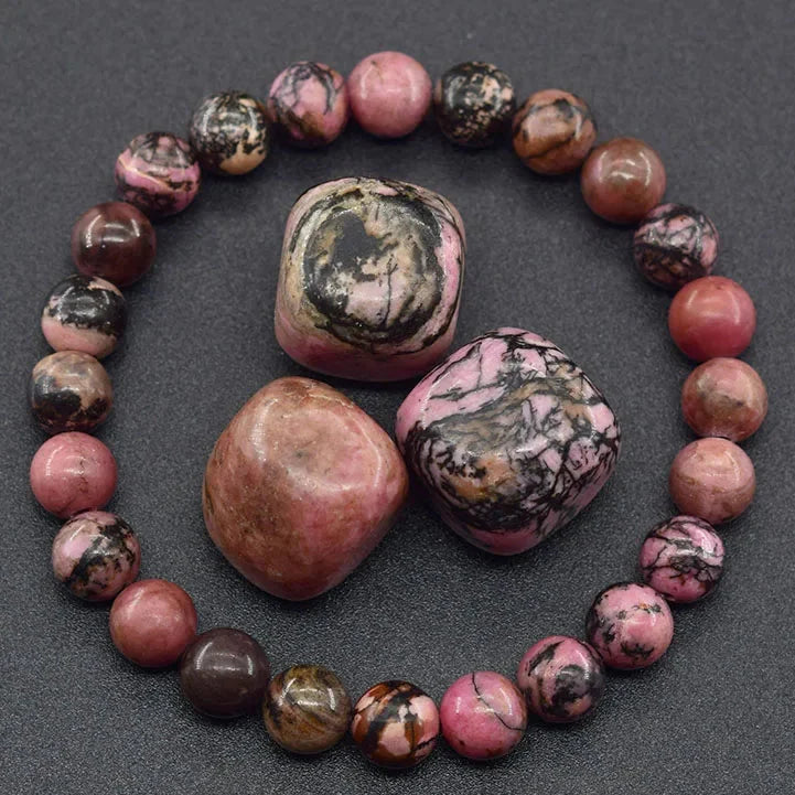 Natural Stone Healing Bead Bracelet for Balance
